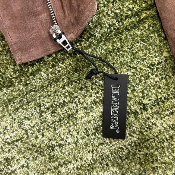 ‼️NWT‼️BlankNYC SUEDE MOTO JACKET - Picture 3 of 6